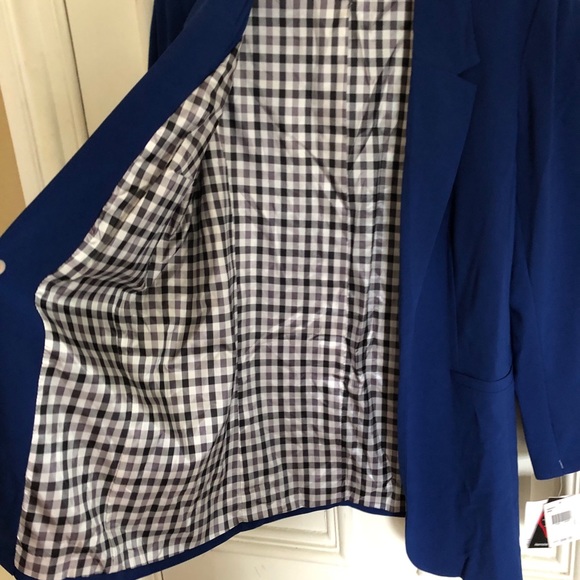 Kensie Bright Blue Blazer Size S - Picture 6 of 11